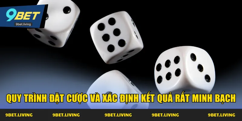 Quy trình đặt cược và xác định kết quả rất minh bạch